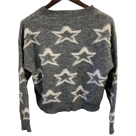 Nubby Stars Crop Sweater S - Picture 4 of 7